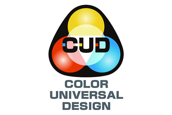 カラーユニバーサルデザイン（CUD）に対応します